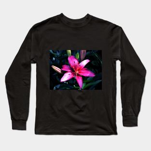 Pink Lily Long Sleeve T-Shirt